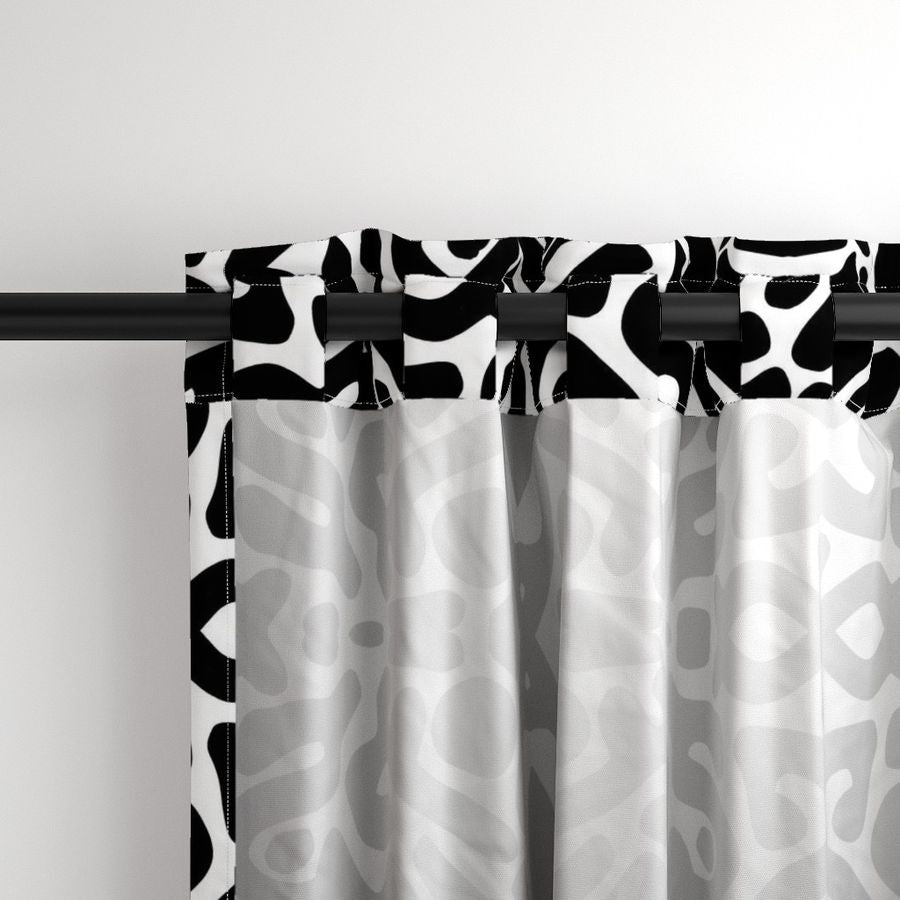 REFLECTIONS NOIR CURTAIN PANEL