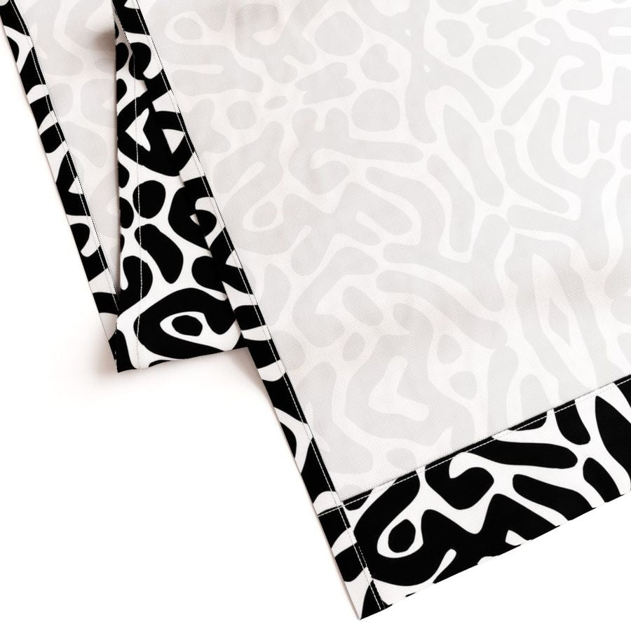 REFLECTIONS NOIR CURTAIN PANEL