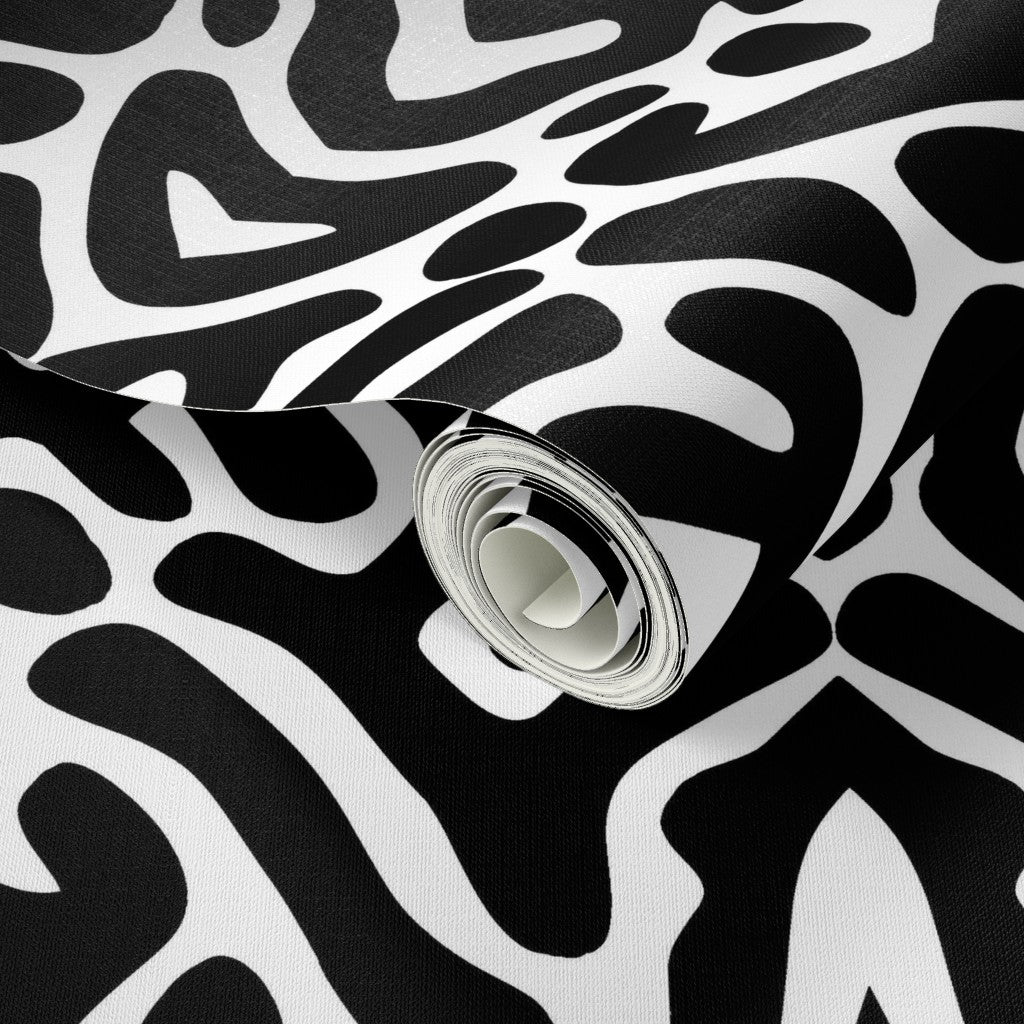 REFLECTIONS NOIR WALLPAPER