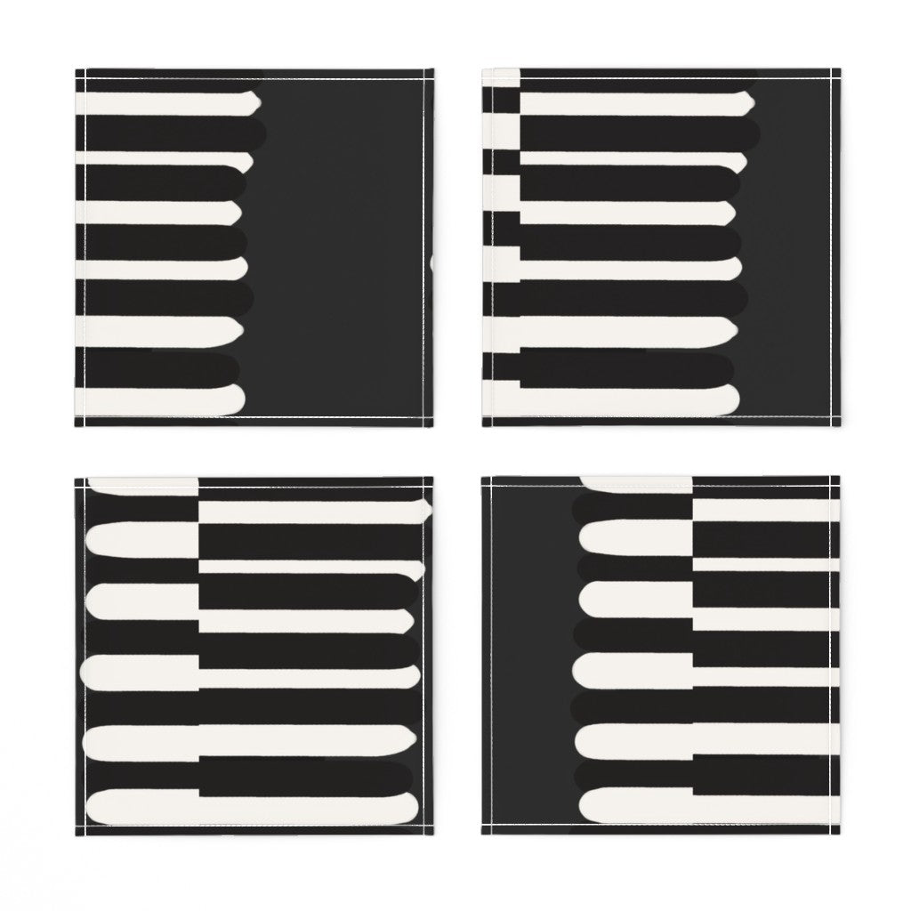 RAYAS NOIR COCKTAIL NAPKINS