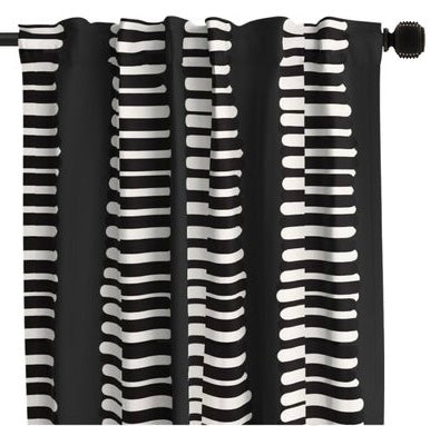 RAYAS NOIR CURTAIN PANEL
