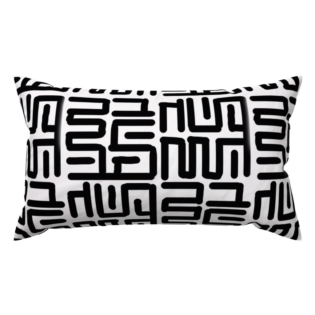 ZAYD NOIR THROW PILLOW COVER
