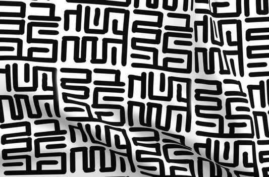 ZAYD NOIR FABRIC SAMPLE