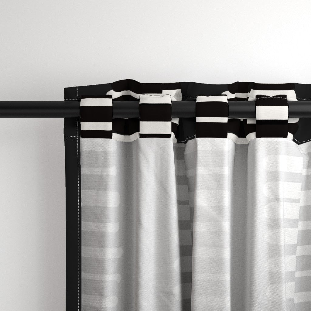 RAYAS NOIR CURTAIN PANEL
