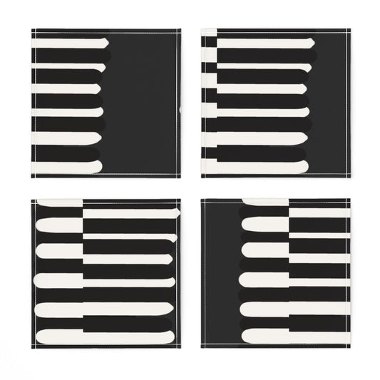 RAYAS NOIR COCKTAIL NAPKINS