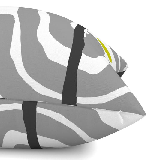 PLANTA GRIS THROW PILLOW COVER