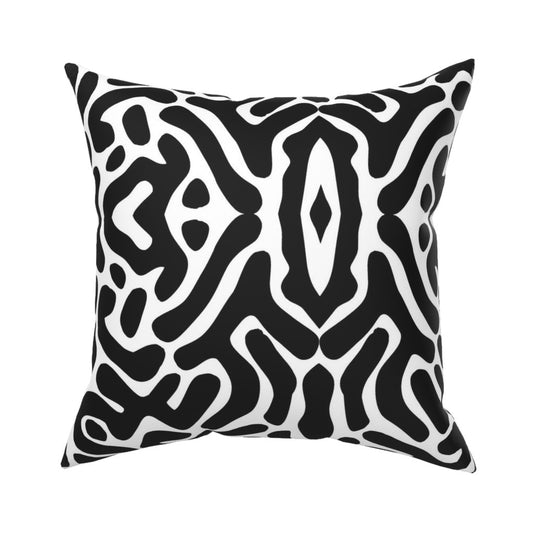 REFLECTIONS NOIR THROW PILLOW COVER