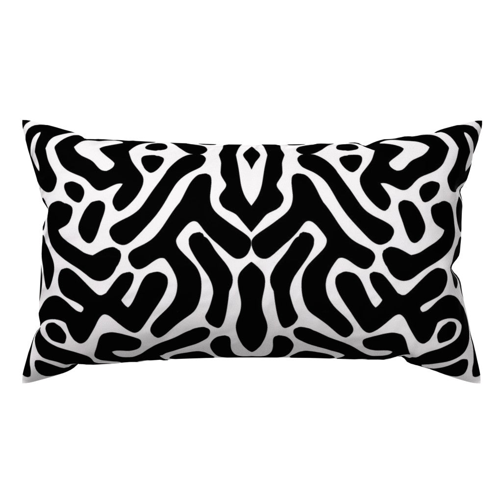 REFLECTIONS NOIR THROW PILLOW COVER