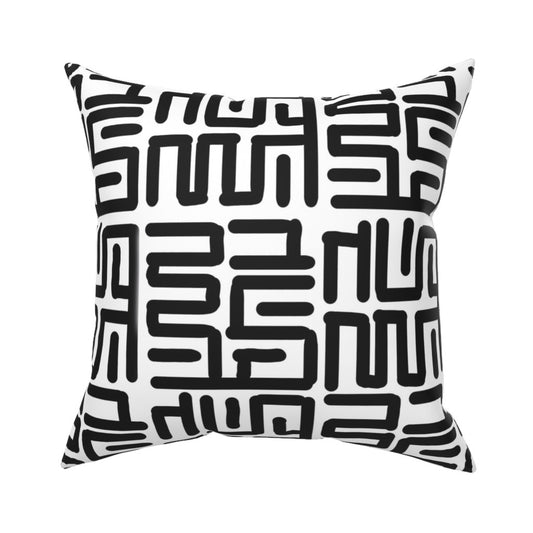 ZAYD NOIR THROW PILLOW COVER