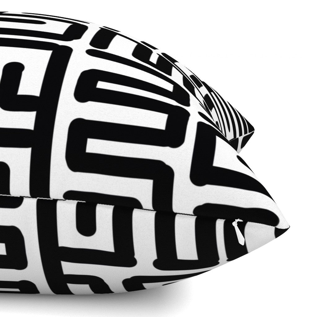 ZAYD NOIR THROW PILLOW COVER