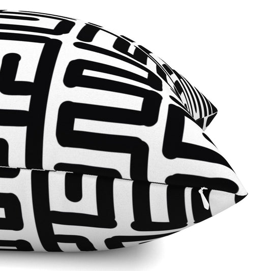 ZAYD NOIR THROW PILLOW COVER