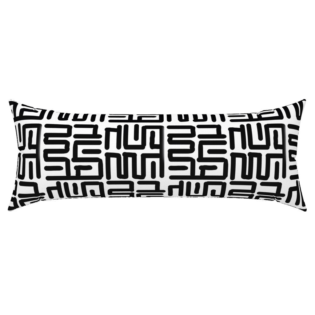 ZAYD NOIR THROW PILLOW COVER