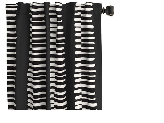 RAYAS NOIR CURTAIN PANEL