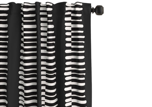 RAYAS NOIR CURTAIN PANEL